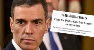 The Times apunta contra Pedro Sánchez por presuntos vínculos con prostíbulos de su suegro