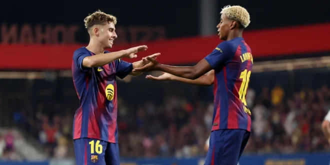 Gamper: Fermín y Lamine Yamal Iluminan la Victoria del Barcelona