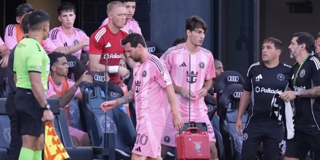 Lionel Messi Sufre Lesión Muscular en Partido de la Leagues Cup
