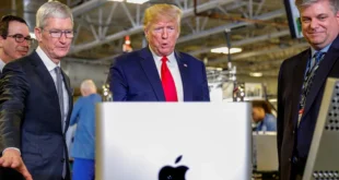 Trump y Apple Anuncian Inversión de USD 100.000 Millones en EEUU en Medio de Tensiones Arancelarias