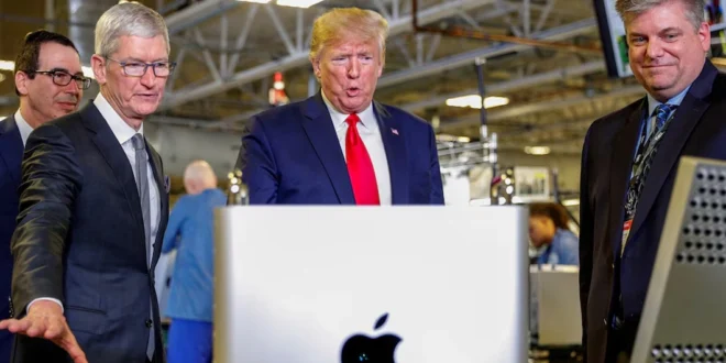 Trump y Apple Anuncian Inversión de USD 100.000 Millones en EEUU en Medio de Tensiones Arancelarias