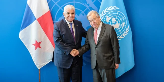 Mulino y Guterres reafirman la neutralidad del Canal de Panamá para la estabilidad mundial