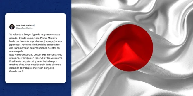 Presidente Mulino Viaja con mucha expectativa al Japón