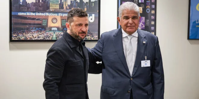 Zelensky Considera Adhesión de Ucrania al Tratado de Neutralidad del Canal de Panamá a Petición de Mulino