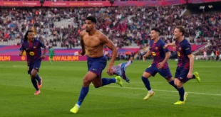 Barcelona Remonta con Araujo de Delantero: Victoria Agónica 2-1 vs Girona | LaLiga