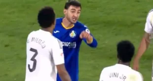 Polémica en La Liga: Actitudes de Vinicius Jr. en el partido Real Madrid-Getafe desatan controversia