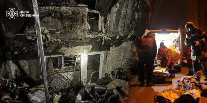 Ataque Masivo con Drones Rusos Deja Víctimas y Graves Daños en Kiev