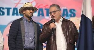 Boquete inicia fiestas patrias con el ministro Juan Carlos Orillac como abanderado de la Independencia