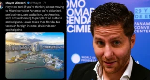 Mayer Mizrachi invita a los empresarios de Nueva York a mudarse a Panamá tras la victoria demócrata