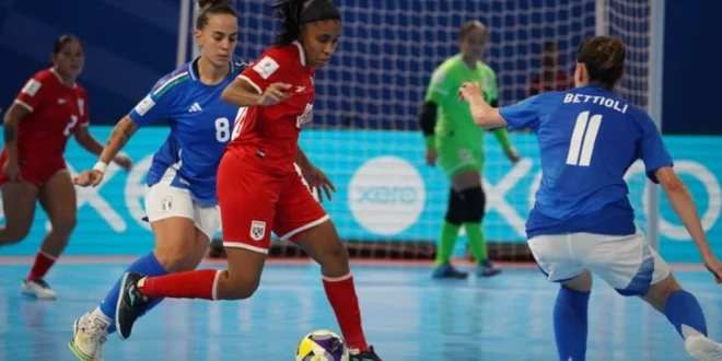 Panamá sufre dura derrota ante Italia en su debut en el Mundial de Futsal Femenino Filipinas 2025