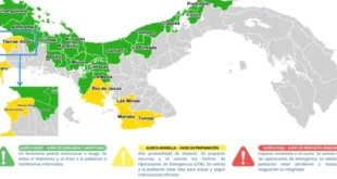 SINAPROC Reduce Niveles de Alerta Tras el Paso del Huracán Melissa en Panamá
