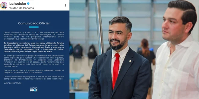 “YO SÍ TENGO VISA Y VOY A WASHINGTON”: Lucho Duke anuncia viaje oficial sin usar fondos del Estado