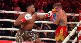 Final de la controversia: Anthony Joshua noqueó a Jake Paul en Miami y puso fin al desafío
