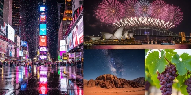 De Times Square al desierto de Jordania: Diez destinos únicos para recibir el 2026