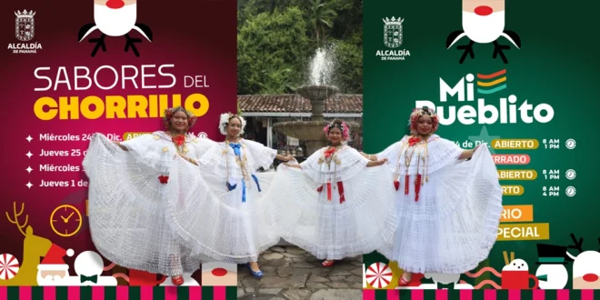 Fiestas en la Ciudad: Sabores del Chorrillo y Mis Pueblitos anuncian horarios especiales de fin de año
