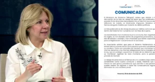 Ministra Montalvo: “Son rebajas de pena por delitos comunes, no indultos políticos”