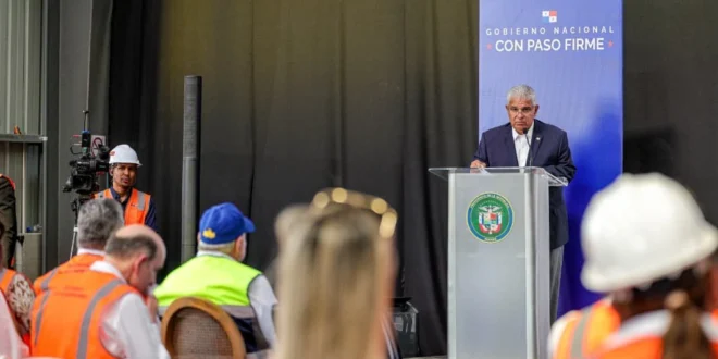 Presidente Mulino durante anuncio de avances económicos en Panamá