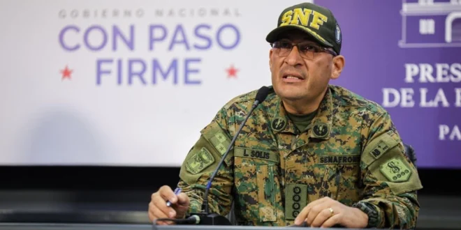 Declaraciones de Larry Solís Velásquez, director del Senafront