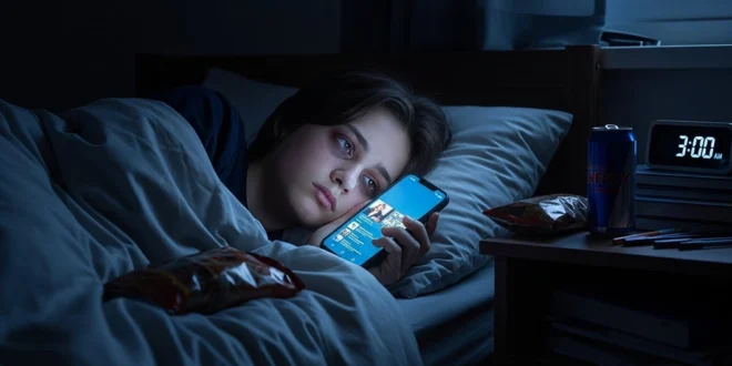 Smartphones y adolescentes: Nuevo estudio revela riesgos de depresión y falta de sueño