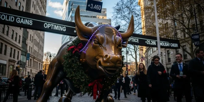 Wall Street inicia la semana de festivos con sólido optimismo y ganancias