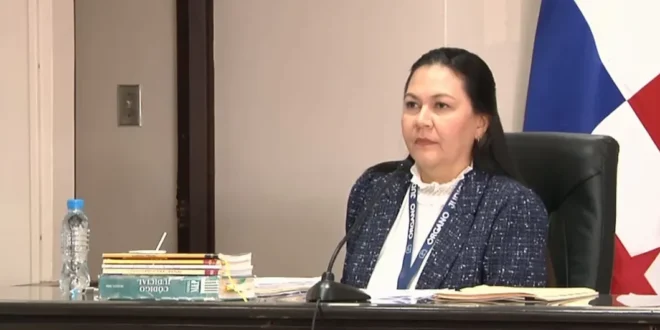 Jueza Baloisa Marquínez preside la audiencia del Caso Odebrecht en el Juzgado Primero Liquidador