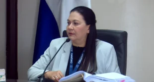 Audiencia judicial del caso Odebrecht en Panamá con fiscales y magistrados.