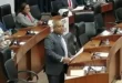 Diputado Raúl Pineda sustentando el anteproyecto de ley sobre basura en la Asamblea Nacional