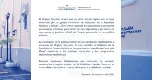 Sede de la Cancillería de Panamá bajo el mando del Órgano Ejecutivo