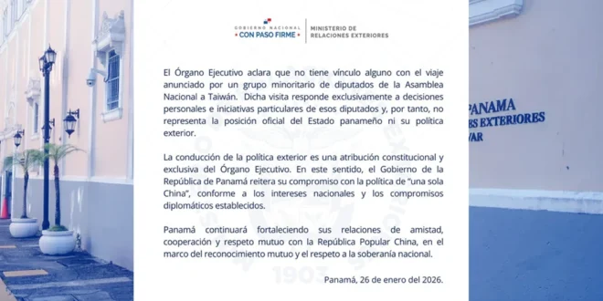 Sede de la Cancillería de Panamá bajo el mando del Órgano Ejecutivo