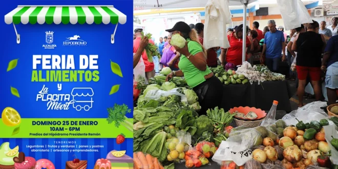 Feria de alimentos y artesanías de la Alcaldía de Panamá en Juan Díaz