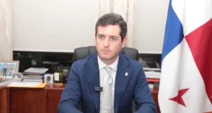 Viceministro de Comercio Exterior, Carlos Hoyos, declarando acerca de la invitación extendida por Estados Unidos a Panamá