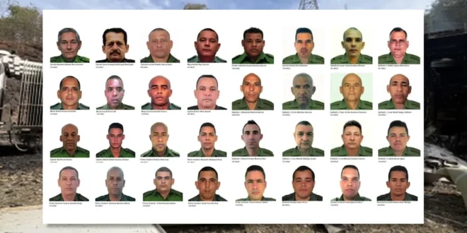 Los Rostros de Los Soldados Abatidos por USA en la Incursión a Venezuela