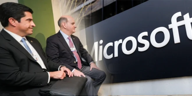 Ministros de Panamá reunidos en el Foro de Davos para alianza tecnológica.