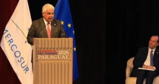 Presidente Mulino en la firma del acuerdo Mercosur-Unión Europea en Paraguay