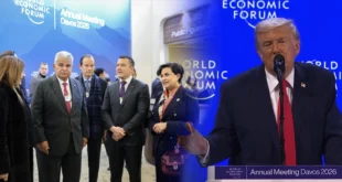 El presidente Mulino junto a Daniel Noboa en el Foro Económico Mundial de Davos
