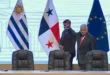 El Presidente Mulino en la firma del acuerdo comercial en Paraguay