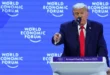 Donald Trump en el Foro Económico Mundial hablando sobre la importancia de Groenlandia