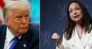 Donald Trump y María Corina Machado