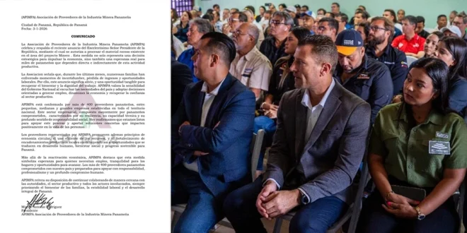 “Un Respiro para Panamá”: Proveedores Mineros Celebran la Decisión del Presidente Mulino de Reactivar Operaciones en la Mina