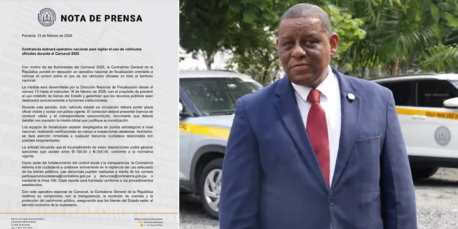 Comunicado de la Contraloría General de la República