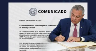 Contralor de la República Anel Bolo Flores y Comunicado de la Contraloría