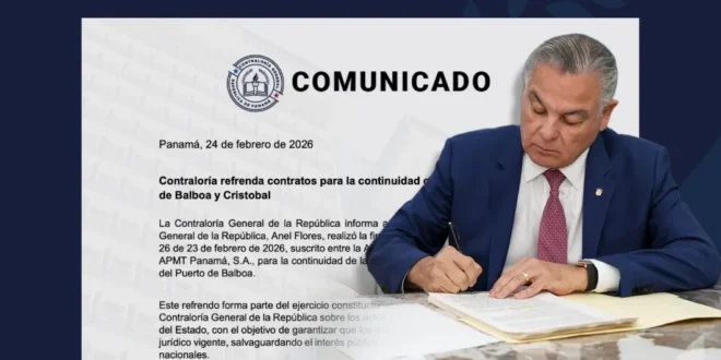 Contralor de la República Anel Bolo Flores y Comunicado de la Contraloría