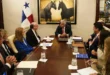 Presidente Mulino y Ilan Goldfajn del BID en reunión de gobernadores en Panamá