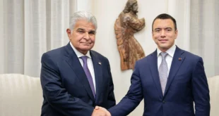 Los presidentes de Panamá y Ecuador, José Raúl Mulino y Daniel Noboa
