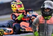 Maxi Schubert piloto panameño de karting en competencia internacional WSK Italia