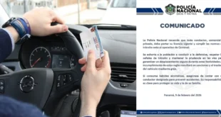 Comunicado Policía Nacional