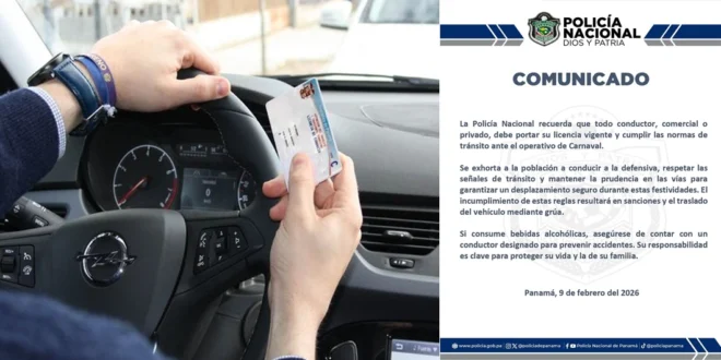 Comunicado Policía Nacional