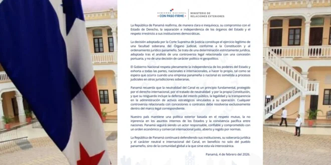 Sede de la Cancillería de Panamá representando la diplomacia y el orden legal