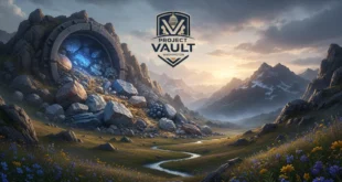 Representación de minerales críticos y el logotipo del Proyecto Vault en Washington