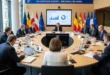 Líderes de la Unión Europea reunidos en cumbre económica en Bélgica